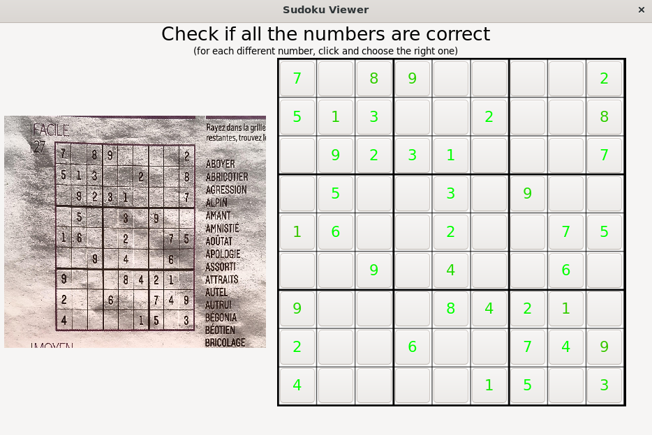 Recognition and Correction